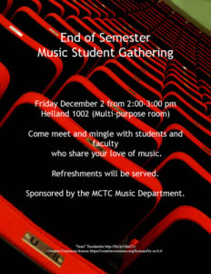 End of Semester event